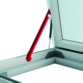 Virsgaismas logu piederumu manuālā vadība