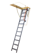 Metal section loft ladders