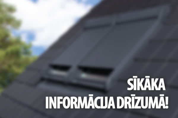 FAKRO piedāvā inovatīvas iekšējās un ārējās žalūzijas