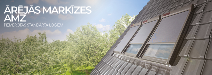 Labākā aizsardzība pret karstumu un gaismas atspīdumiem datorā, nebjājot skatu uz apkārtni - FAKRO